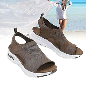 DAYEE orthopedic Brown slingback sandals
